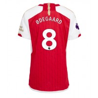 Koszulka piłkarska Arsenal Martin Odegaard #8 Strój Domowy dla kobiety 2023-24 tanio Krótki Rękaw